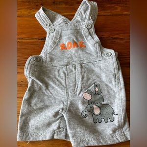 NWOT gray overalls